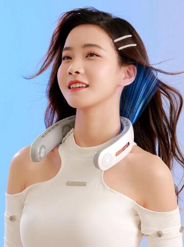 BreezeGo™ | Ventilador de Cuello Sin Manos para Calor Extremo
